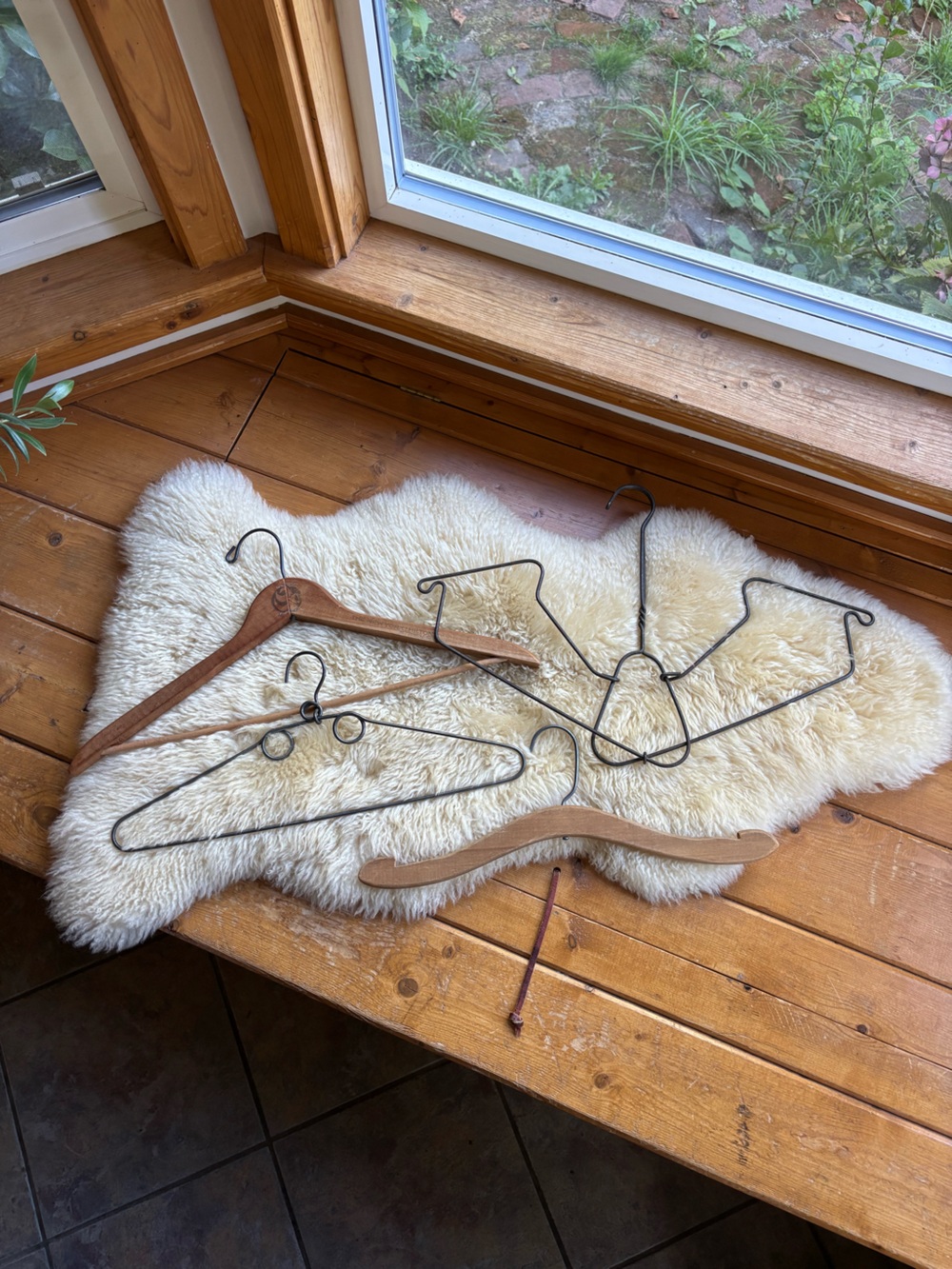 4 Antique Hangers